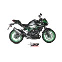 Mivv Slip-On AK-1 Titanium con tapa de carbono Kawasaki Z500 / SE 2024-25