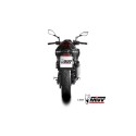 Mivv Slip-On AK-1 Titanium con tapa de carbono Kawasaki Z500 / SE 2024-25