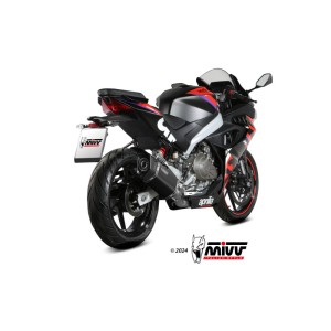 Mivv Full system 2x1 SR-1 Black Aprilia RS 457 2024-25