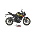 Mivv Slip-On GP carbon con tapa carbono Voge Brivido 125 R 2023-24