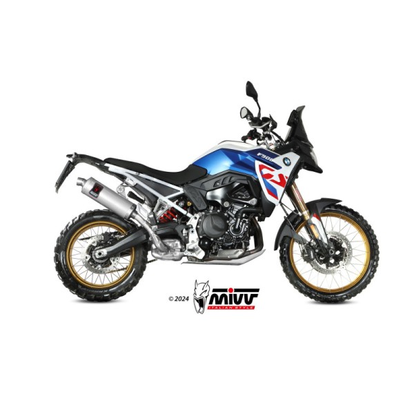 Mivv Slip-On Dakar St. Steel BMW F 900 GS 2024-25