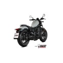 Mivv Slip-On HR-1 Black Honda CMX 500 Rebel 2022-24