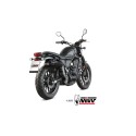 Mivv Slip-On HR-1 Black con tapa en carbono larga Honda CL 500 2023-24