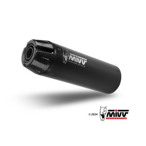 Mivv Slip-On HR-1 Black con tapa en carbono larga Honda CL 500 2023-24