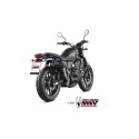 Mivv Slip-On HR-1 Black con tapa en carbono Honda CL 500 2023-24