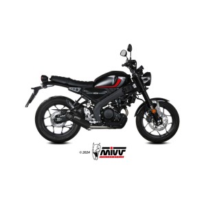 Mivv Full system 1x1 HR-1 Black con tapa en carbono larga YAMAHA XSR 125 2022-24