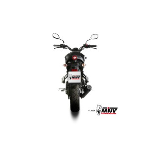 Mivv Full system 1x1 HR-1 Black con tapa en carbono larga YAMAHA XSR 125 2022-24