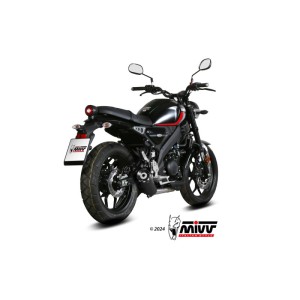Mivv Full system 1x1 HR-1 Black YAMAHA XSR 125 2022-24