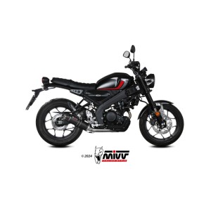 Mivv Full system 1x1 GP CARBON con tapa en carbono YAMAHA XSR 125 2022-24