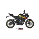 Mivv Full system 1x1 GP Black con tapa carbono Voge Brivido 125R 2023-24
