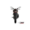 Mivv Full system 1x1 GP Black con tapa carbono Voge Brivido 125R 2023-24