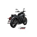MIVV FULL SYSTEM 2x1 HR-1 BLACK KAWASAKI VULCAN S 2017-23