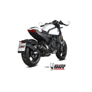 Mivv Slip-On HR-1 Black CF Moto 700 CL-X 2023-25