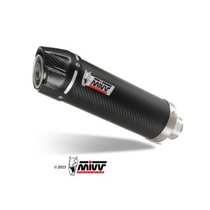 Mivv Slip-On GP carbon con tapa carbono Suzuki GSF 650 Bandit 2007-15 / GSX 650 F 2008-15