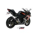 Mivv Bolt-On GP black con tapa carbono Suzuki GSX-R 600 2004-05