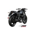 Mivv 2 Slip-On HR-1 Black Moto GUZZI V7 STONE 2021-24