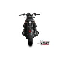 Mivv 2 Slip-On HR-1 Black Moto GUZZI V7 STONE 2021-24