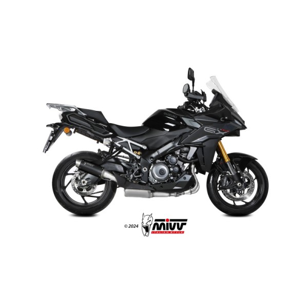Mivv Slip-On GPpro Black Suzuki GSX-S 1000 GX 2024-25