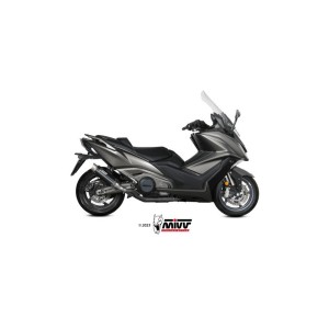 Mivv Slip-On GP Pro Black Kymco AK550 2021-25