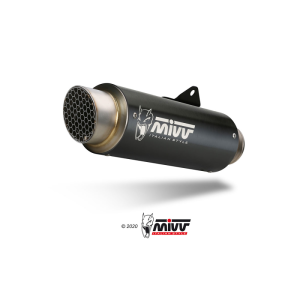 Mivv Slip-On GP Pro Black Kymco AK550 2021-25