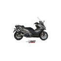 Mivv Slip-On SR-1 Black Kymco AK550 2021-24