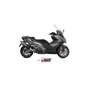 Mivv Slip-On SR-1 Black Kymco AK550 2021-24