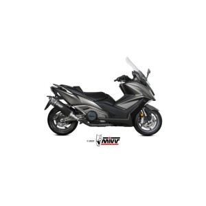 Mivv Slip-On SR-1 Black Titanium Kymco AK550 2021-24