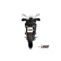 Mivv Slip-On Oval black con tapa carbono Kawasaki Versys 650 2024-25
