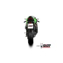 Mivv Slip-On AK-1 carbono con tapa de carbono Kawasaki ZX-6 R 636 2019-24