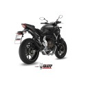 Mivv Full system 2x1 GP Black con tapa carbono Yamaha MT-07 / FZ-07 2014-24