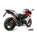 Mivv Slip-On GP carbon con tapa carbono Honda CBR 600 F 2011-13 / Hornet 600 2007-13