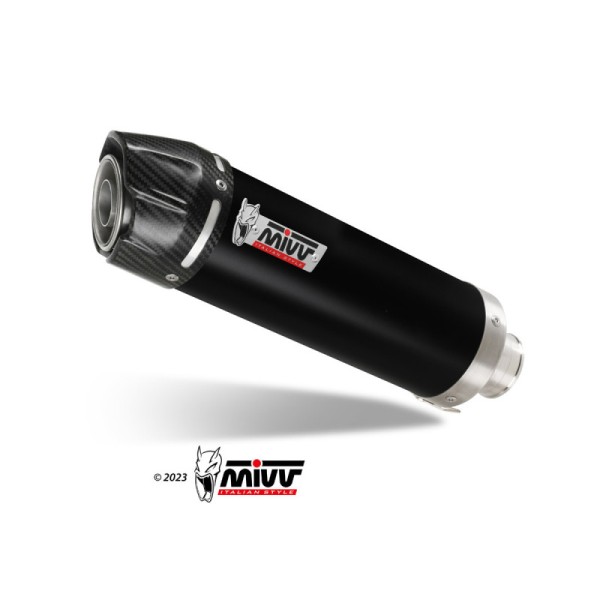 Mivv Slip-On GP black con tapa carbono Honda CBR 600 F 2001-10