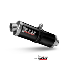 Mivv Slip-On Oval Black Yamaha Ténéré 700 2019-25