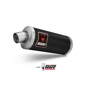 Mivv Slip-On Dakar Black Honda XL750 Transalp  2023-24