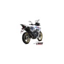 Mivv Slip-On Oval Black con tapa carbono Honda XL750 Transalp 2023-24