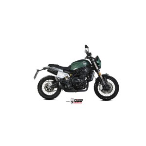 Mivv Slip-On X-M1 Black Benelli Leoncino 800 Trail 2022-24