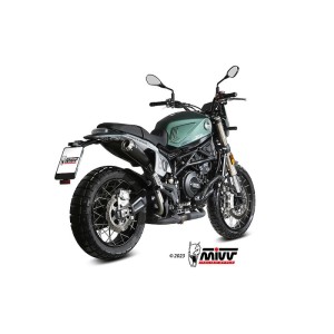 Mivv Slip-On X-M1 Black Benelli Leoncino 800 Trail 2022-24