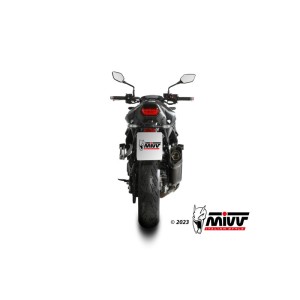 Mivv Slip-On SR-1 Black Honda CB750 Hornet 2023-25