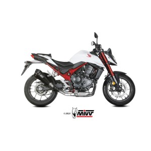 Mivv Slip-On Delta Race carbono Honda CB750 Hornet 2023-25