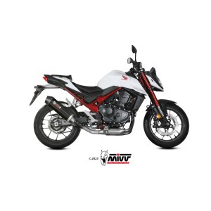 Mivv Slip-On Oval carbono con tapa carbono Honda CB750 Hornet 2023-25