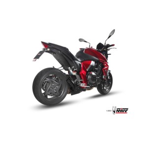 Mivv Slip-On Double Gun black Honda CB 1000 R 2008-17