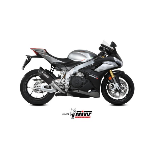 Mivv Slip-On SR-1 Black Titanium Aprilia RSV4 / Tuono V4 1100 2021-25