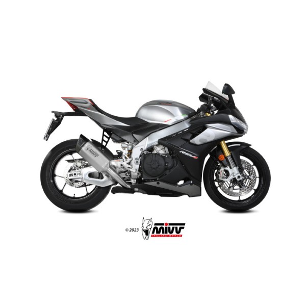 Mivv Slip-On SR-1 Titanium Aprilia RSV4 / Tuono V4 1100 2021-25