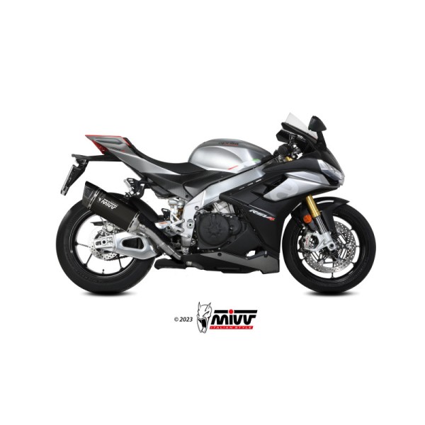 Mivv Slip-On SR-1 Black Titanium Aprilia RSV4 / Tuono V4 1100 2021-24