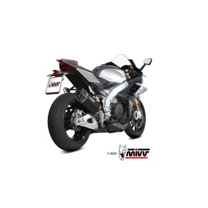 Mivv Slip-On SR-1 Black Titanium Aprilia RSV4 / Tuono V4 1100 2021-24