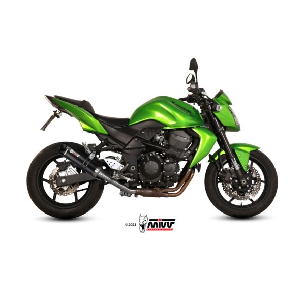 Mivv Slip-On GP carbon con tapa carbono Kawasaki Z750 2007-14