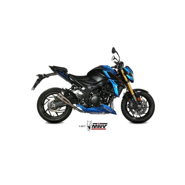 Mivv Slip-On Double Gun St. Steel Suzuki GSX-S 750 2017-20