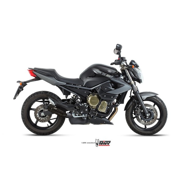 Mivv Slip-On Double Gun black Yamaha XJ6 / XJ6 Diversion 2009-16