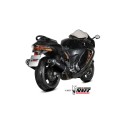 Mivv 2 Slip-On Speed edge Black Titanium Suzuki GSX-R 1300 Hayabusa 2021-25