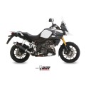 Mivv Slip-On Dakar Black Suzuki DL V-Strom 1000 / XT 2014-20 / 1050 / XT 2020-25